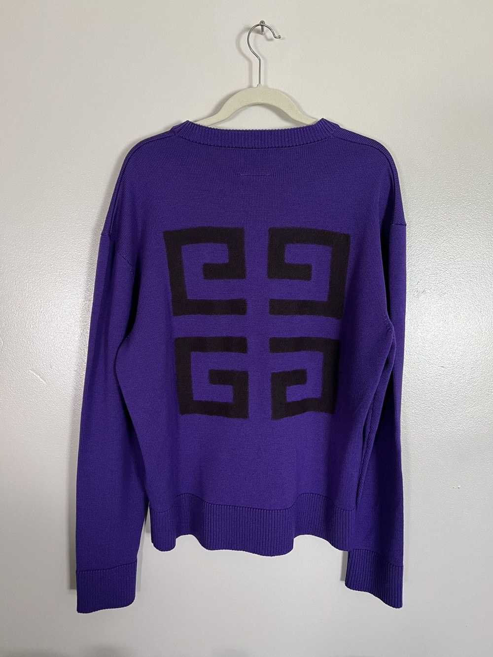 Givenchy Givenchy 4G Purple Sweater - image 2