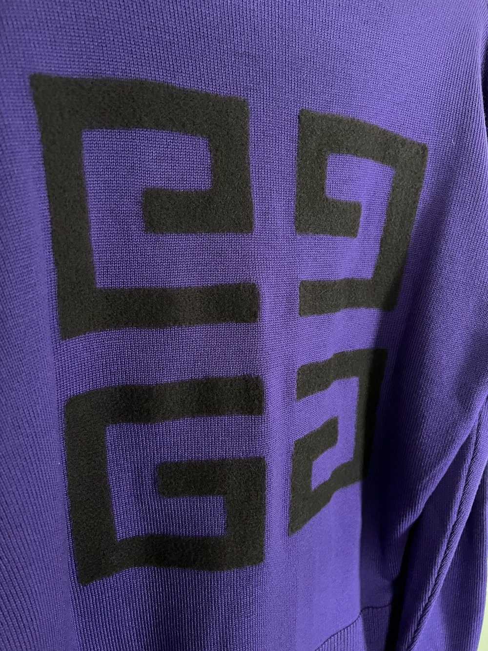 Givenchy Givenchy 4G Purple Sweater - image 3