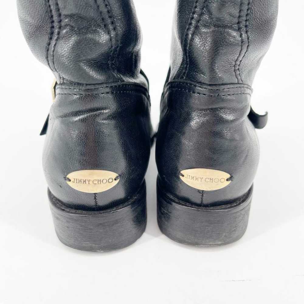 Jimmy Choo Leather biker boots - image 7