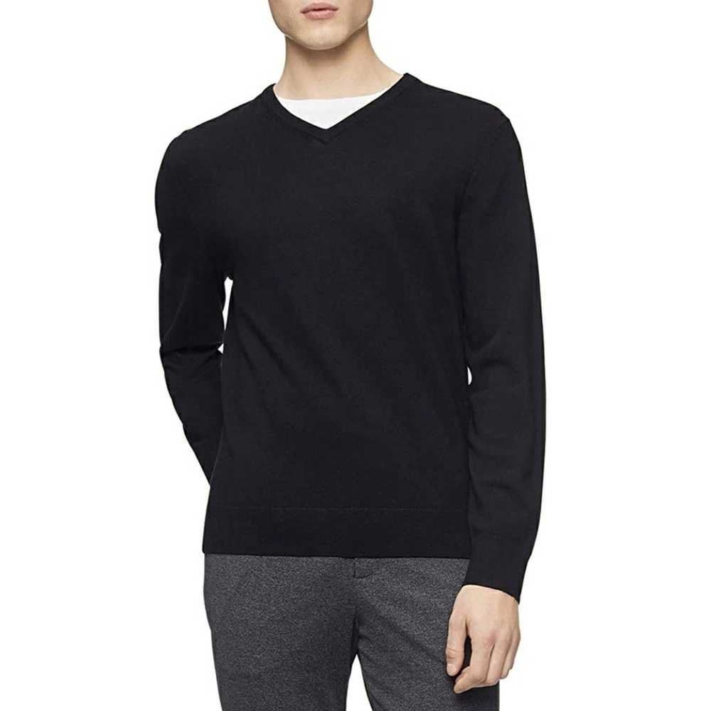 Calvin Klein Calvin Klein Merino Wool V-Neck Swea… - image 6