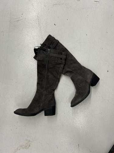 Designer Born Shoes Suede Leather Knee High Boots