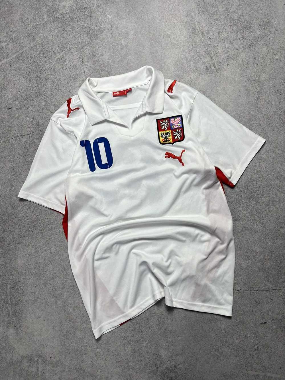 Puma × Soccer Jersey × Streetwear Vintage Puma Cz… - image 1