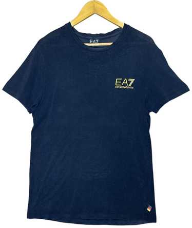 トップス vintage made in ITALY EMPORIO ARMANI en ASV Lyocell T-shirt with vintage-effect logo print | Emporio