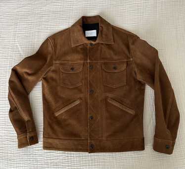 Sandro Sandro Suede Trucker Jacket - image 1