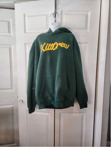 Unlisted Kill Crew Gree Hoodie with Yellow writing