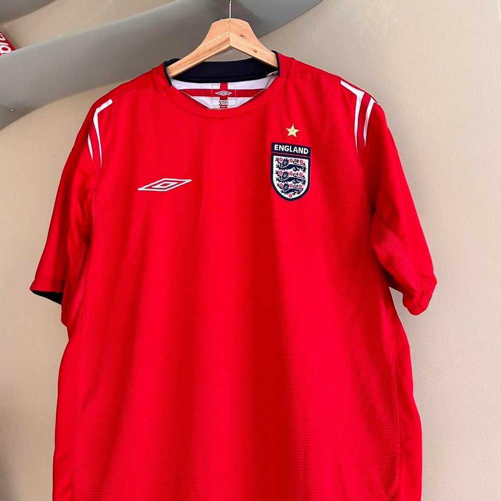 Adidas × Soccer Jersey × Vintage Vintage 2004 Eng… - image 2