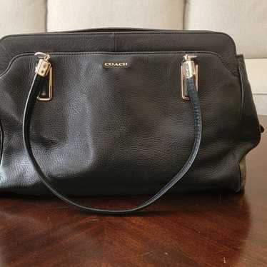 COACH MADISON KIMBERLY LEATHER CARRYALL BAG SHOUL… - image 1