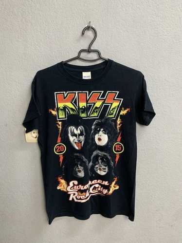 Kiss × Rock T Shirt × Streetwear Vintage Kiss rock