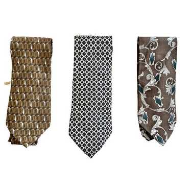 Stafford Vintage Stafford Silk Neckties Set of 3 N