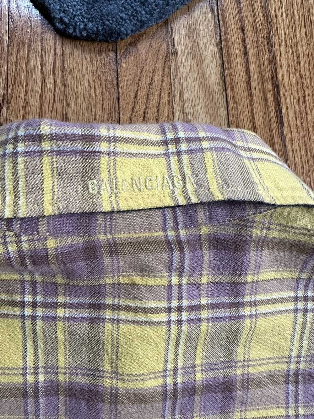 Balenciaga Balenciaga reversible flannel - image 5