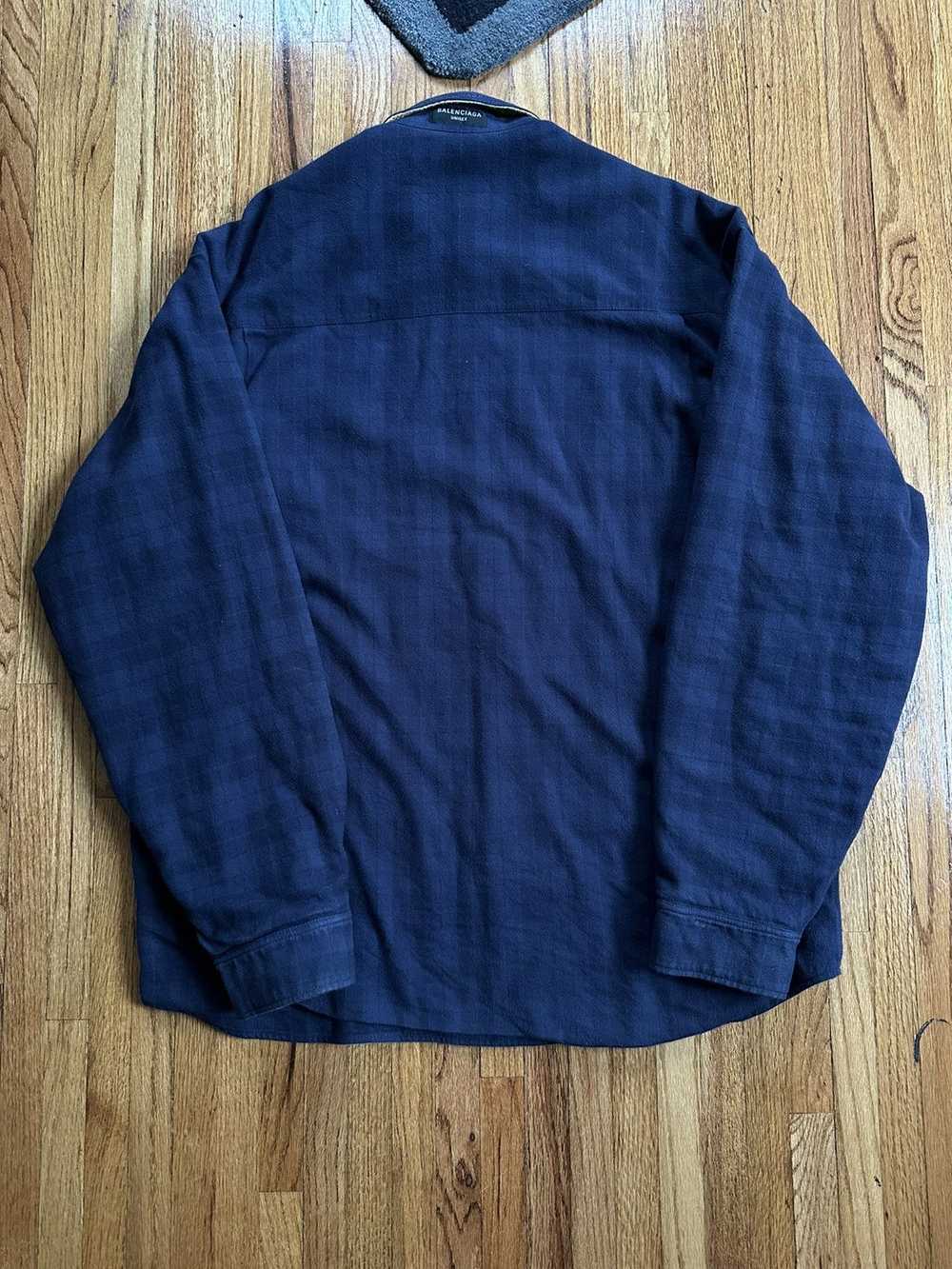 Balenciaga Balenciaga reversible flannel - image 7