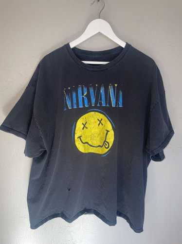 Vintage Nirvana T-shirt, black size 3 XL