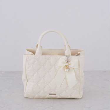 Maison de FLEUR Ribbon Quilted 2-Way Bag