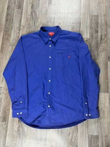 Supreme oxford shirt blue - Gem