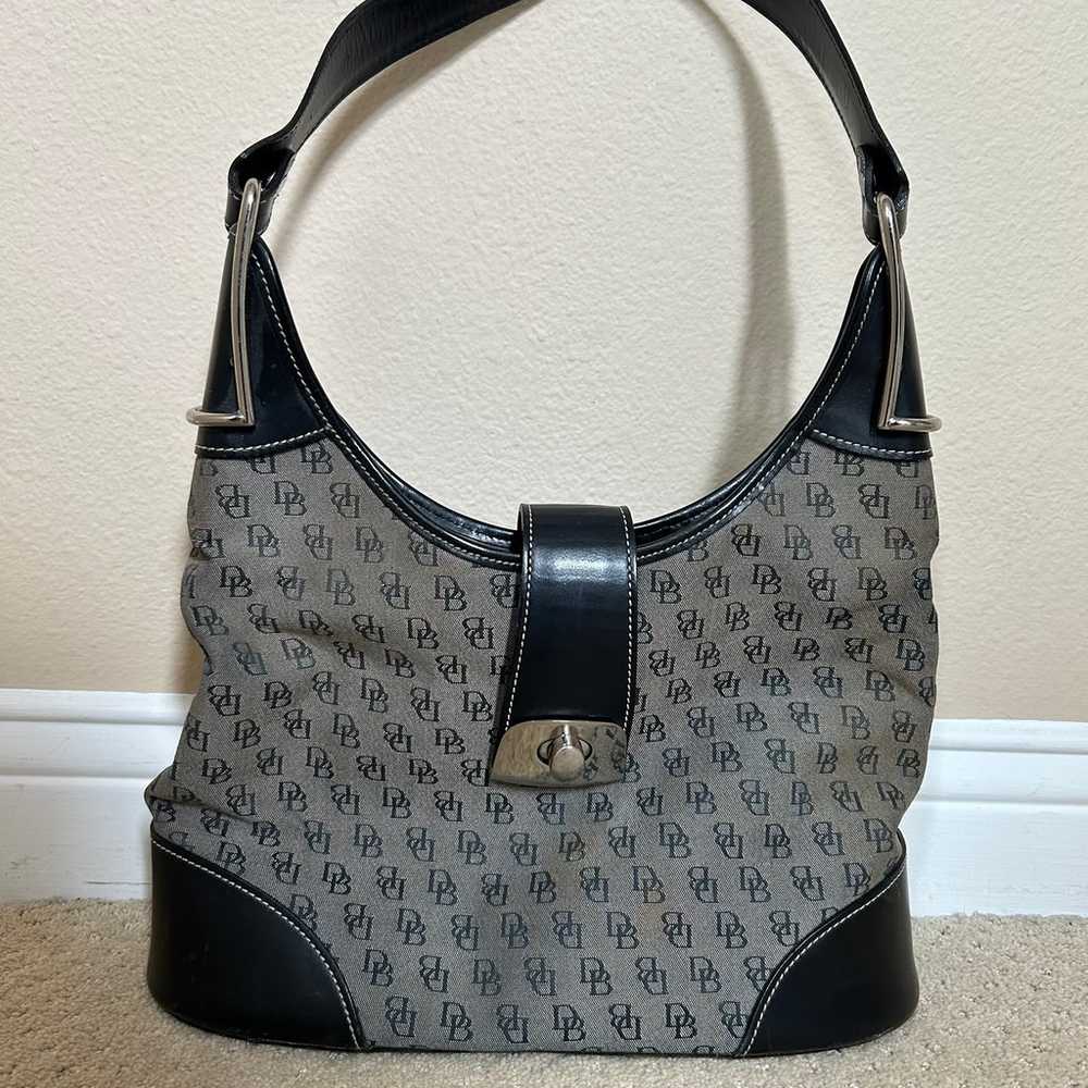 Dooney & Bourke Vintage Monogram Signature Canvas… - image 2