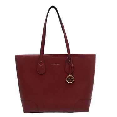 Michael Kors Extra Large Burgundy Leather Saylor … - image 1