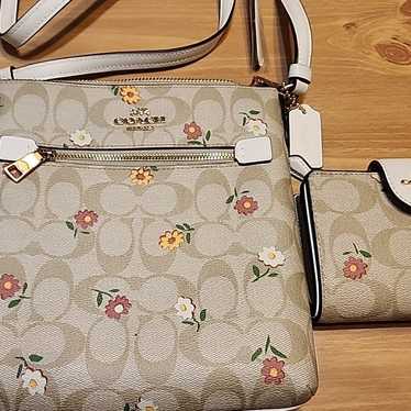 Coach crossbody with matching wallet