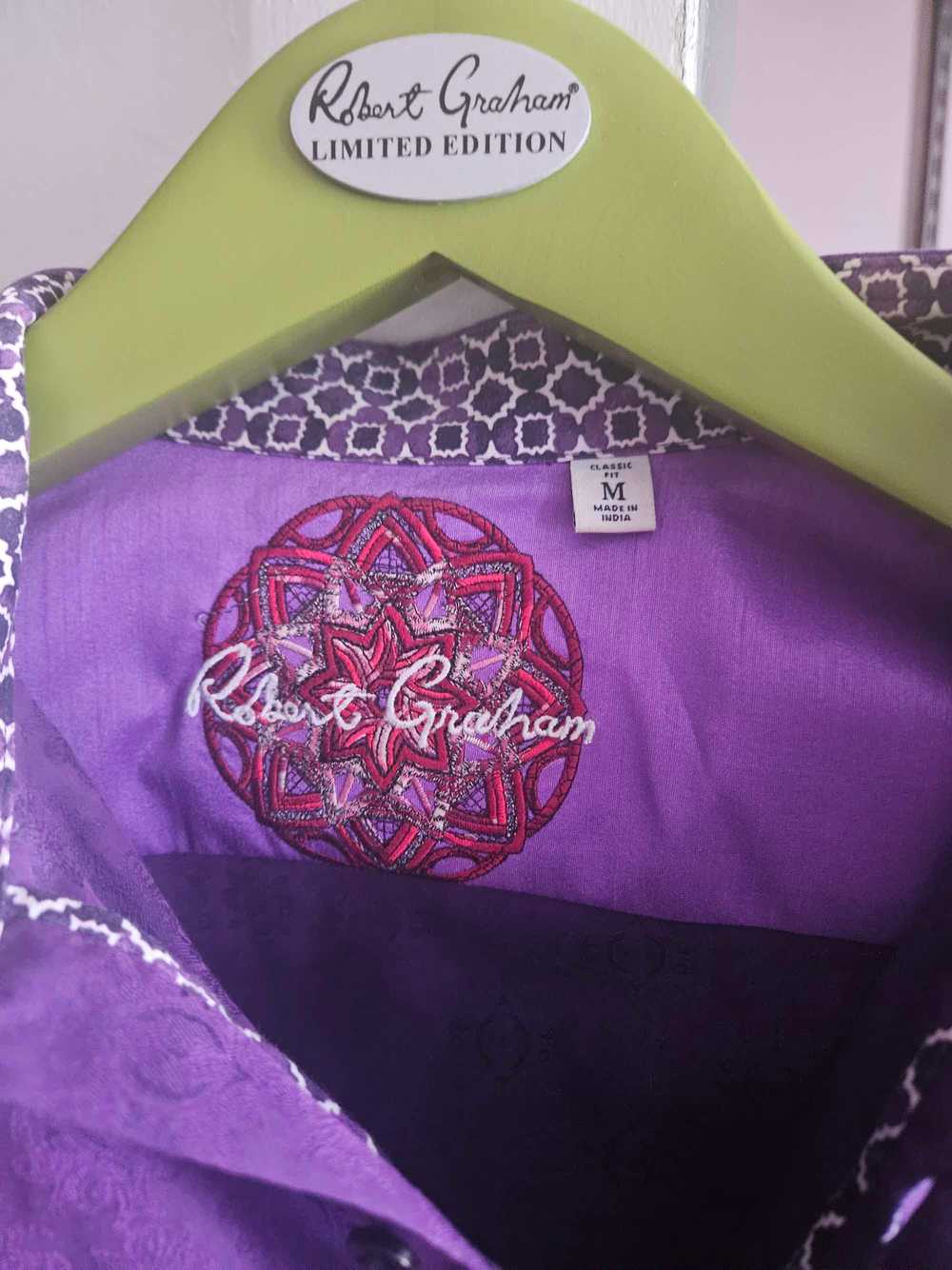 Robert Graham Purple Button down - image 3