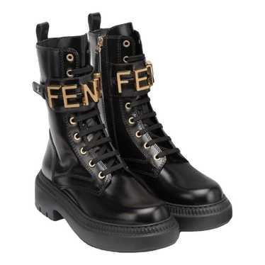 Fendi Leather biker boots - image 1