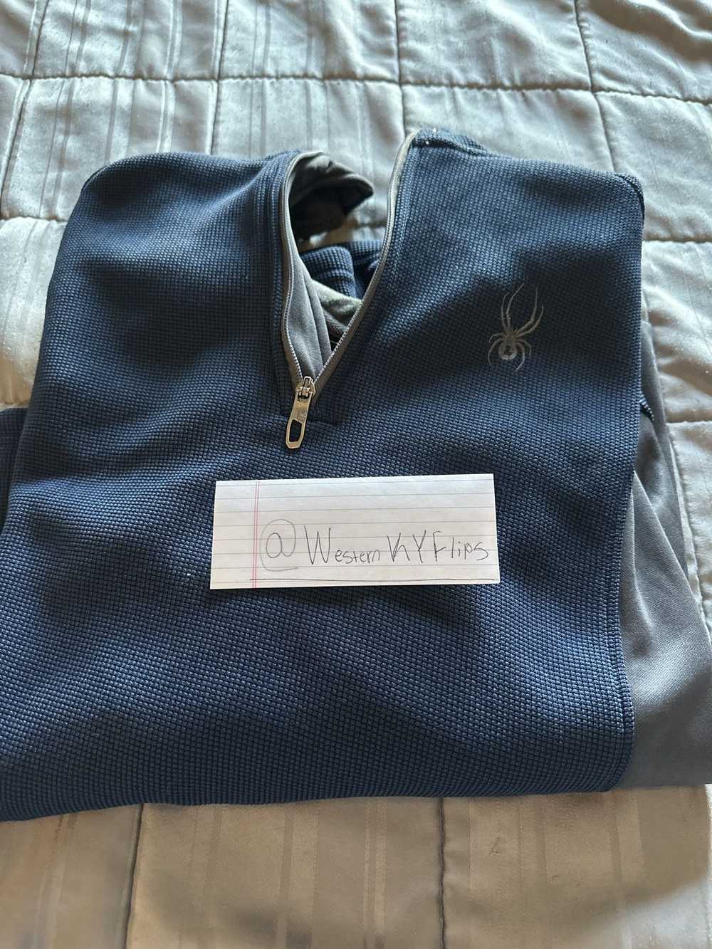 Spyder Spider Quarter Zip (Navy) - image 3