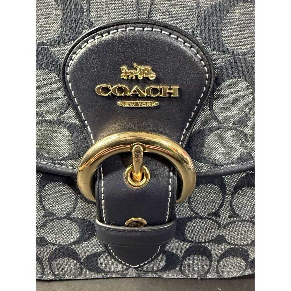 Coach C8514 Signature Kleo Bag Signature Chambray… - image 9