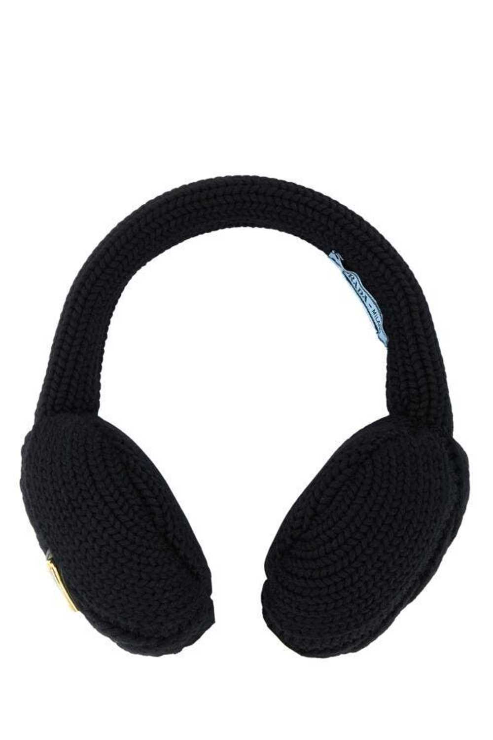 Prada Black Wool Earmuffs - image 3