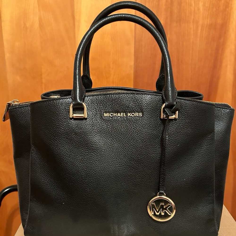 Michael Kors Maxine Black Satchel - image 1