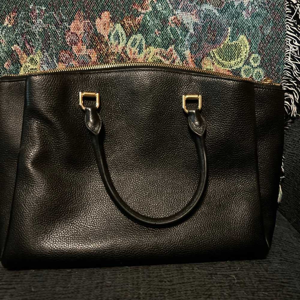 Michael Kors Maxine Black Satchel - image 3