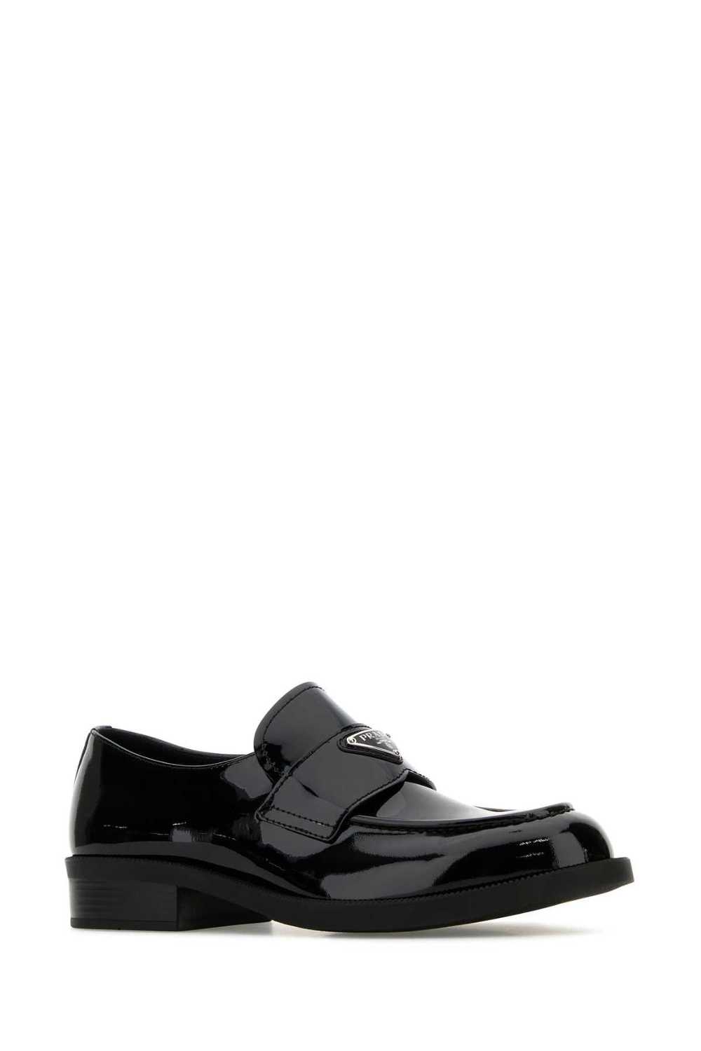 Prada Black Leather Loafers - image 2