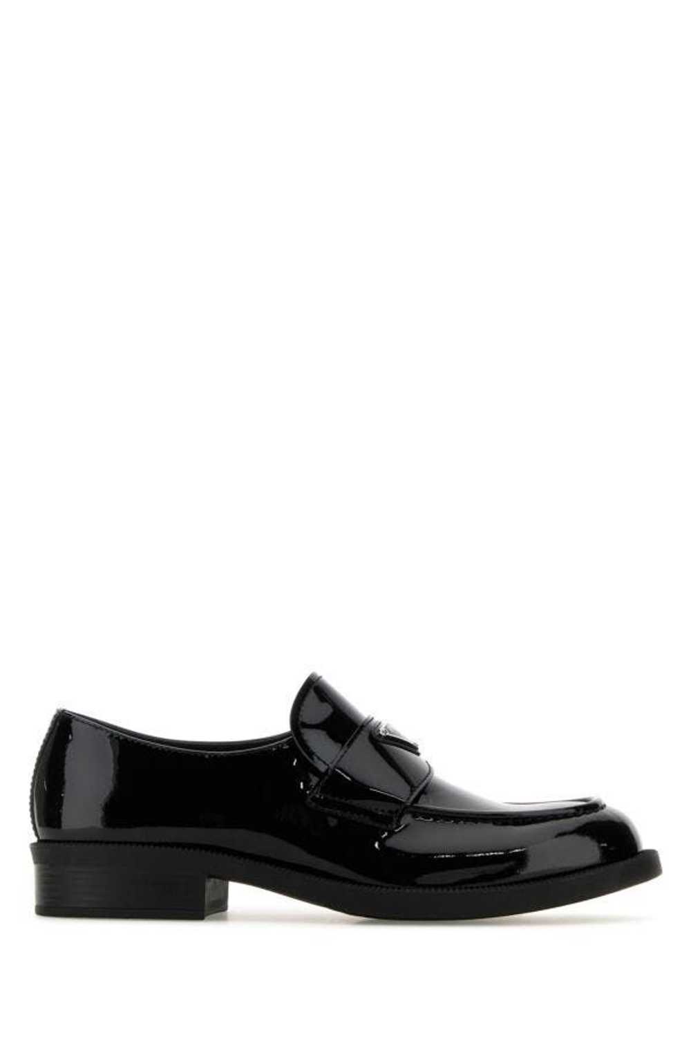 Prada Black Leather Loafers - image 3