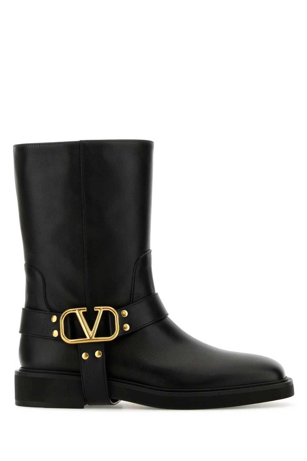 Valentino Garavani Black Leather Boots - image 1