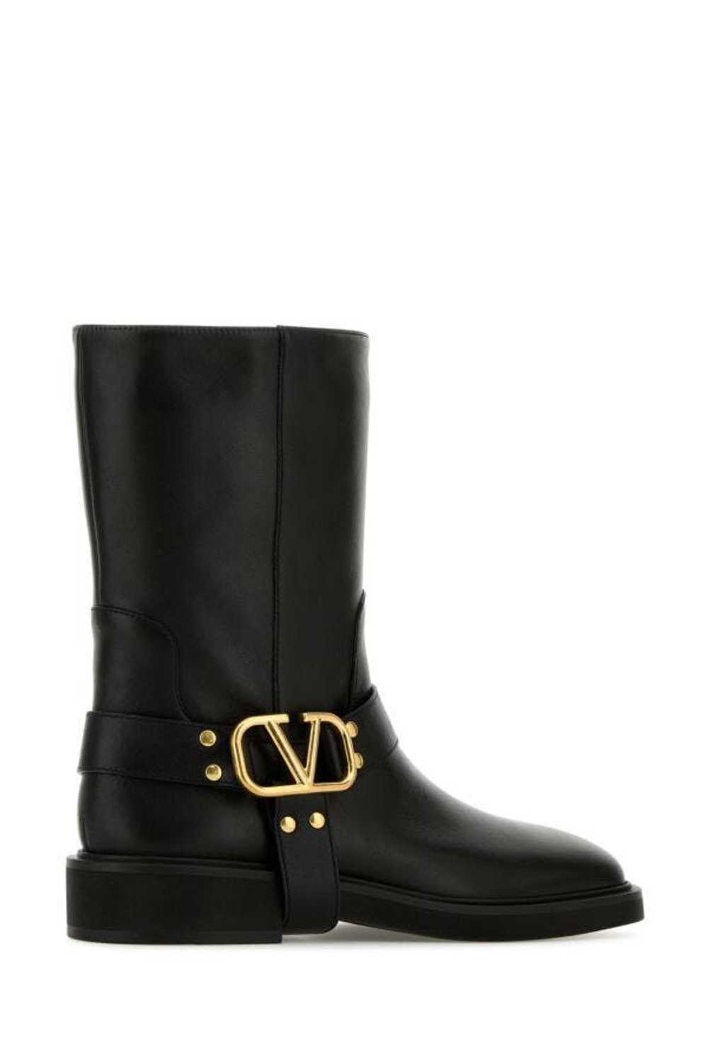 Valentino Garavani Black Leather Boots - image 5