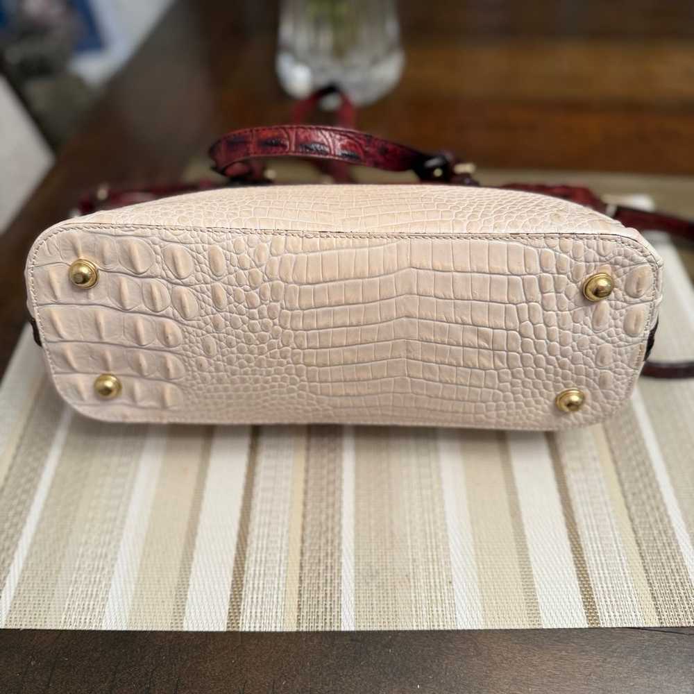 Brahmin Mini Asher Pecan/Cream Leather Shoulder B… - image 3