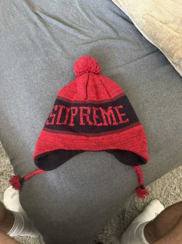 Supreme Heathered earflap beanie