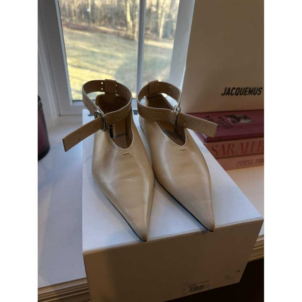 Jil Sander Leather ballet flats - image 2