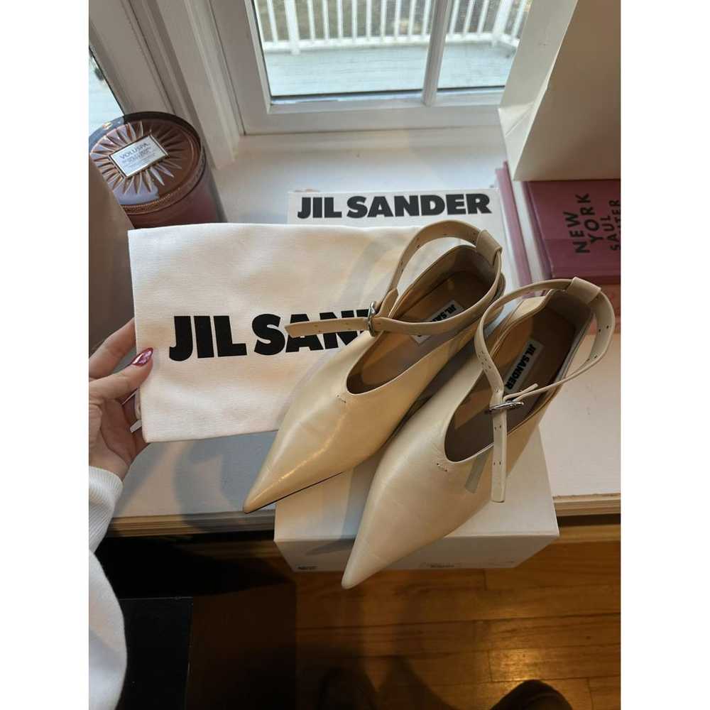 Jil Sander Leather ballet flats - image 8