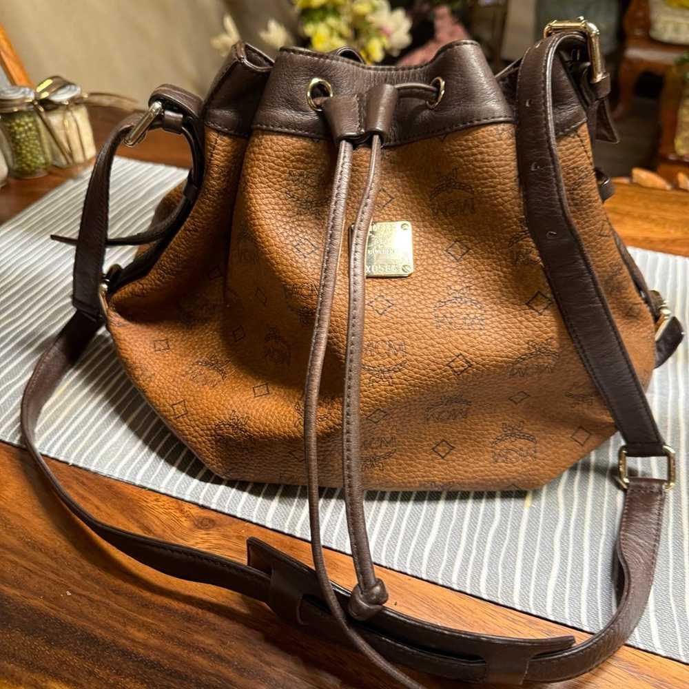 Authentic MCM bucket bag - image 2