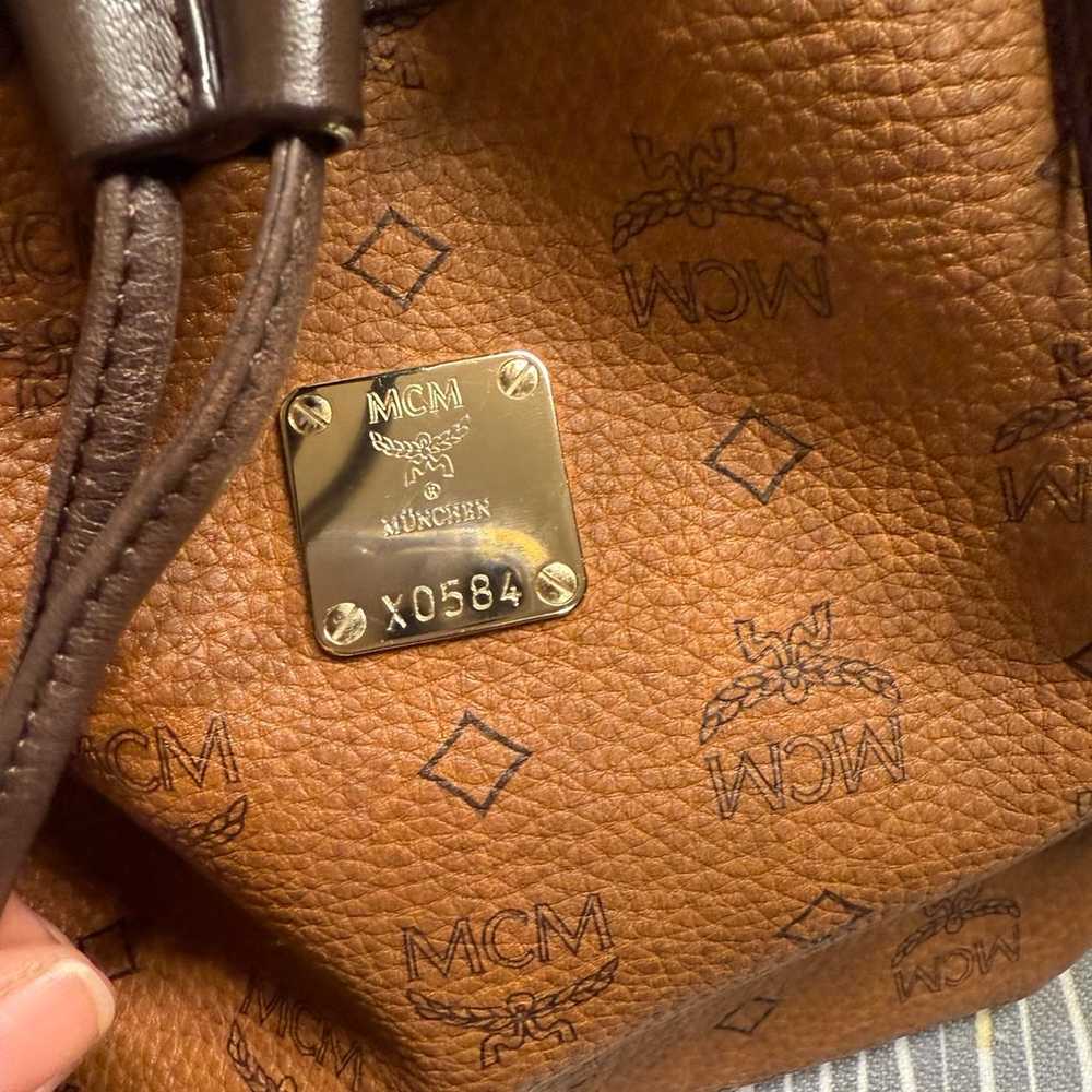 Authentic MCM bucket bag - image 3