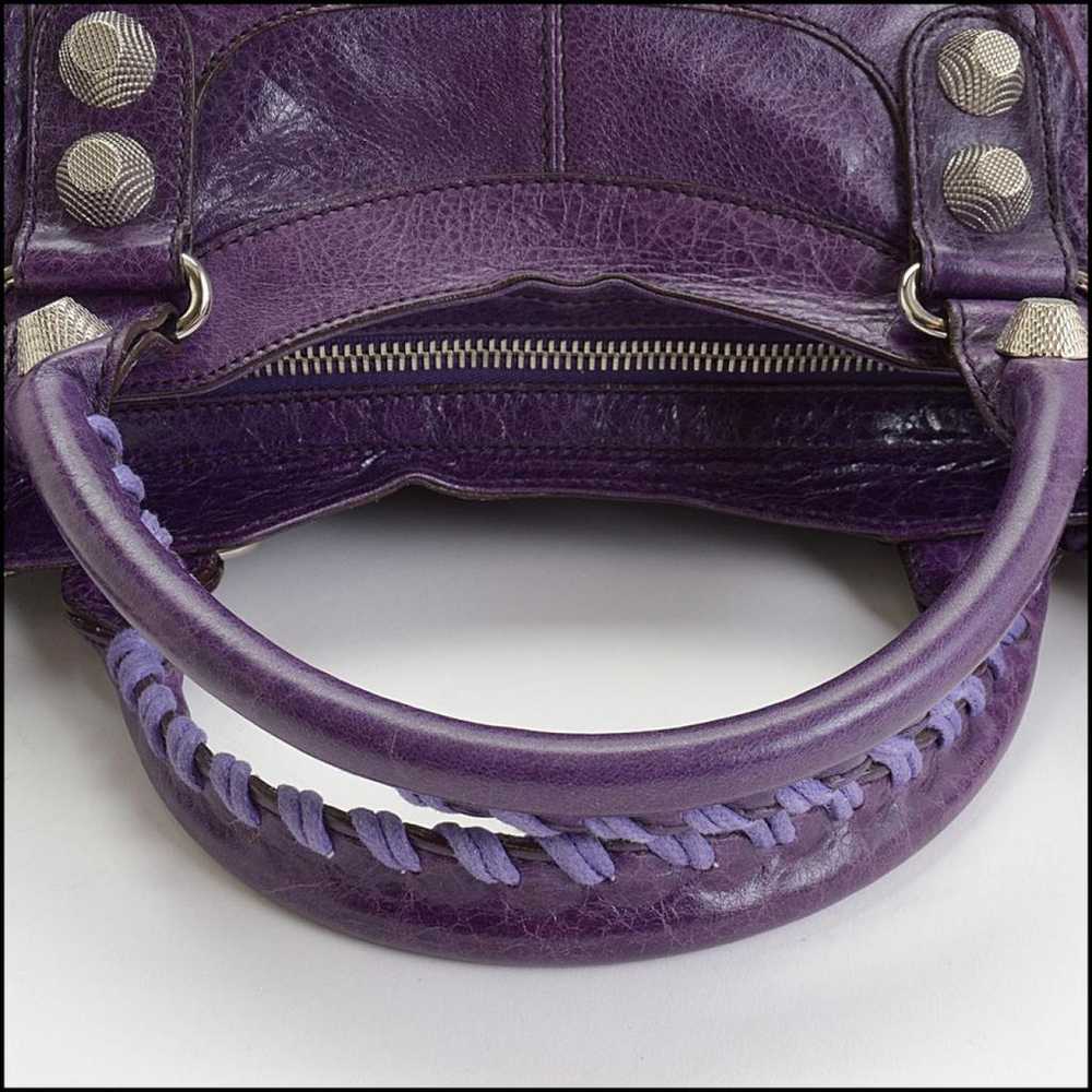 Balenciaga Part Time leather handbag - image 7