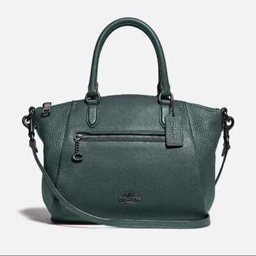 Authentic COACH women’s Elise pebble green leathe… - image 1