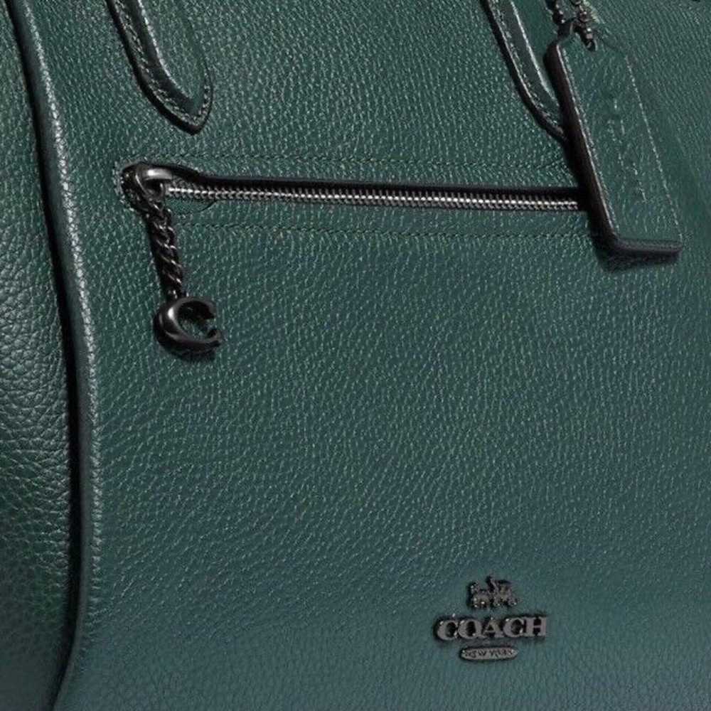 Authentic COACH women’s Elise pebble green leathe… - image 3