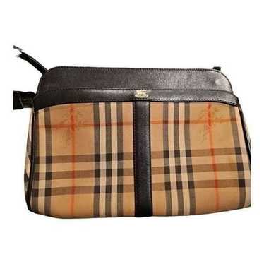 BURBERRY Nova Check & Leather Handbag Crossbody Cl