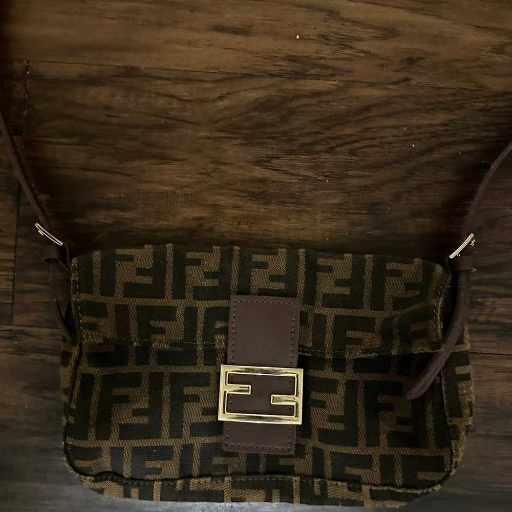 Fendi Zucca Baguette - image 4