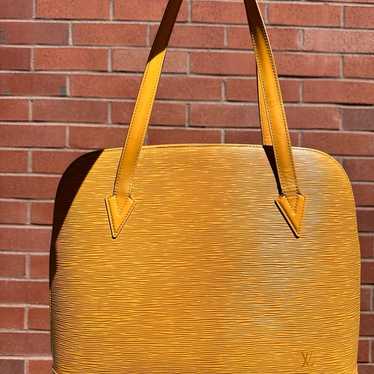 Louis Vuitton Lussac Epi Yellow