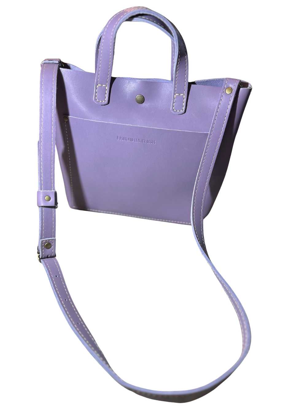 Portland Leather Mini Crossbody Tote - image 1