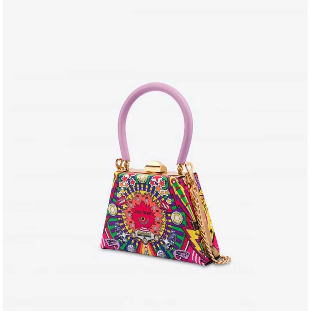 Moschino Pinball Print Calfskin Trapeze Bag - image 2