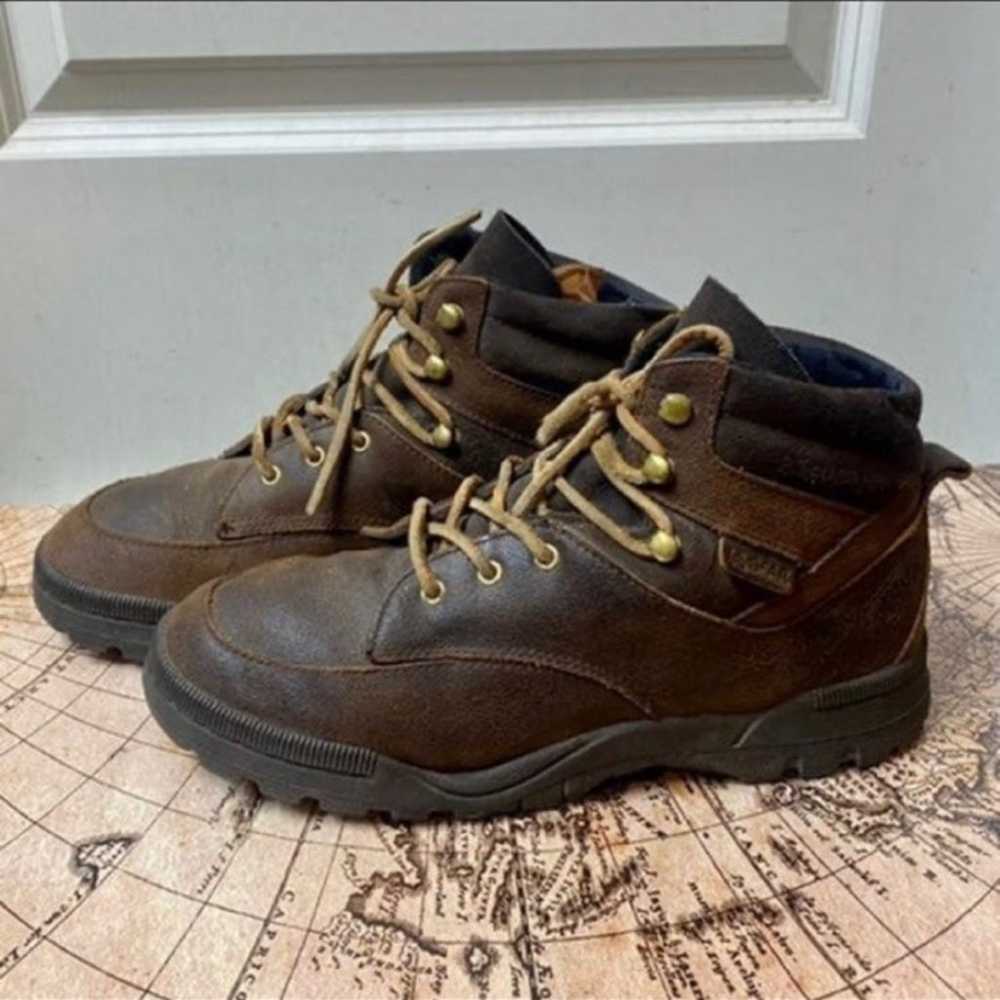 (Vintage)LAGear Genuine Real Leather Hiking Boots… - image 3