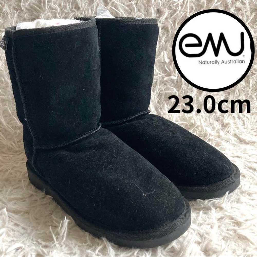 EMU Black Mouton Boots 23.0cm - image 1