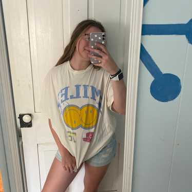 smiley and H&M oversized Tshirt