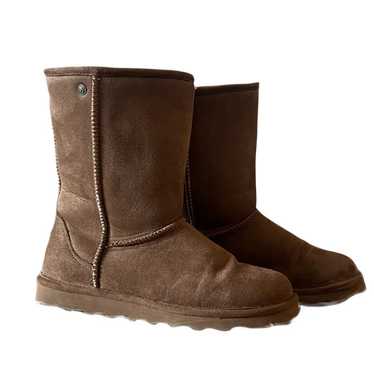 Bearpaw Women’s Suede Boots Brown Size 7 Elle Sho… - image 1